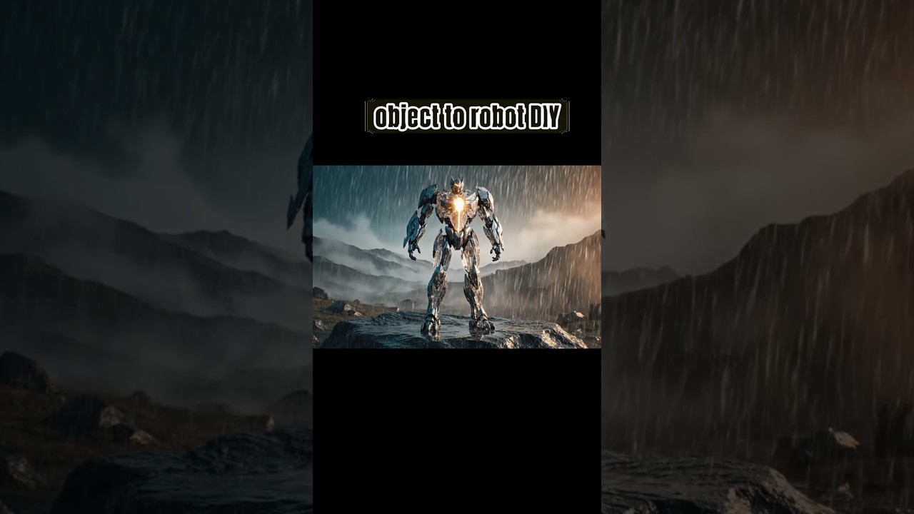 Cinematic Transformation: From Object to Robot with veo3 