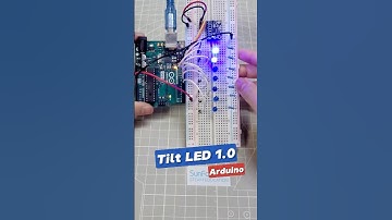 Control LEDs with a Tilt?! 🤯 Arduino Magic #arduino #arduinoproject