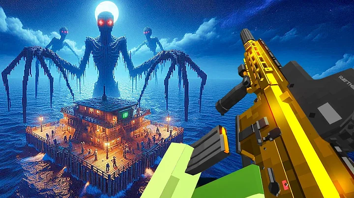 Surviving Every Minecraft HORROR MOD on a Raft For 400 Days | FULL MOVIE