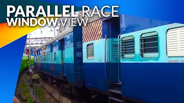 Parallel Train Racing Between Action :: EMU vs Express The Amazing Race