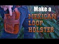 How to Make a REVOLVER HOLSTER from Leather -DIY- (FULL COMMENTARY VERSION)