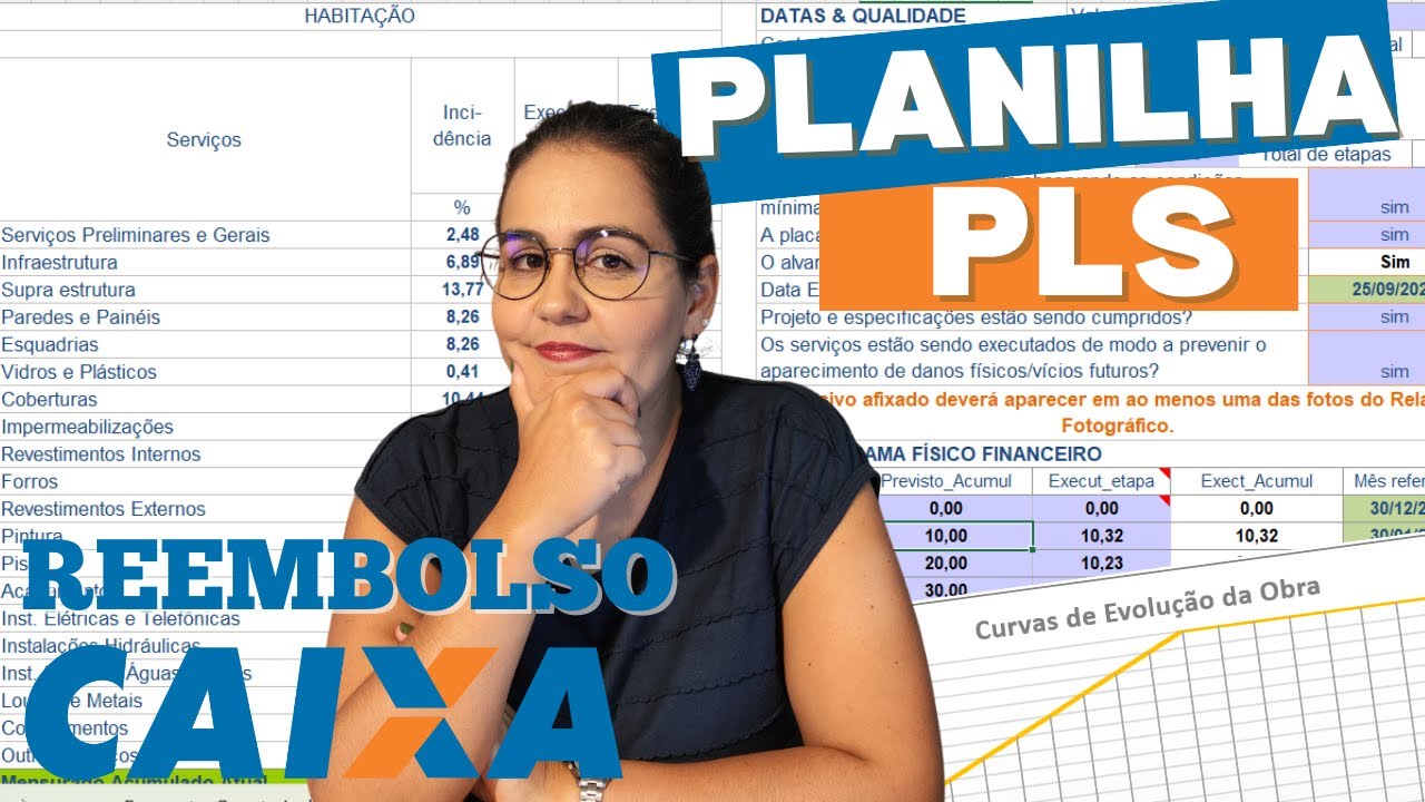 PLANILHA PLS DA CAIXA! Nosso primeiro reembolso do financiamento aquisição de terreno e construção