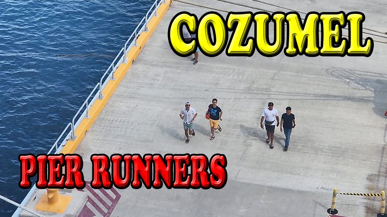 Cozumel Pier Runners YouTube