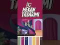 İÇ MEKAN TASARIMI #içmekantasarımı #proje #uygulama #ev #işyeri #konfor #ergonomi #yapı #dekorasyon