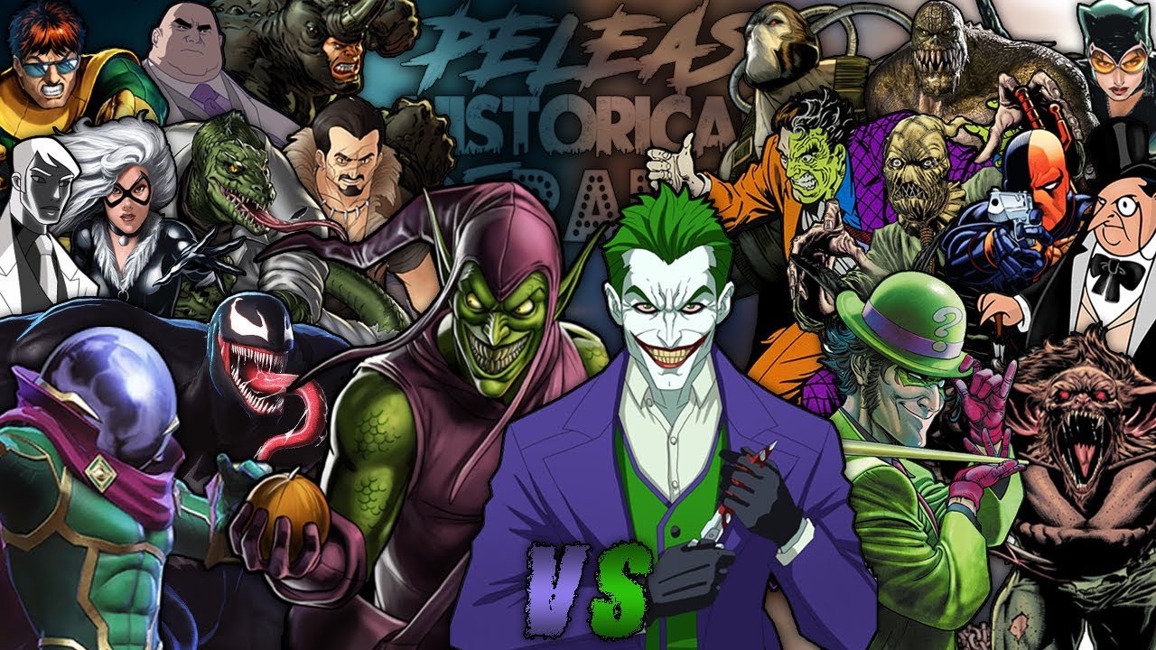 VILLANOS DE BATMAN VS VILLANOS DE SPIDERMAN || PHDR2 || ESPECIAL 10K || Pandia & Enix Ft. Mas capos