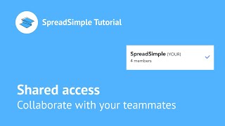 Shared Access Spreadsimple