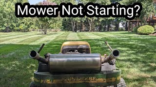 John Deere Zero Turn Not Starting - Fuel Pump and Filter Diagnosis by Btwillia's Garage 7,905 views 10 months ago 2 minutes, 36 seconds