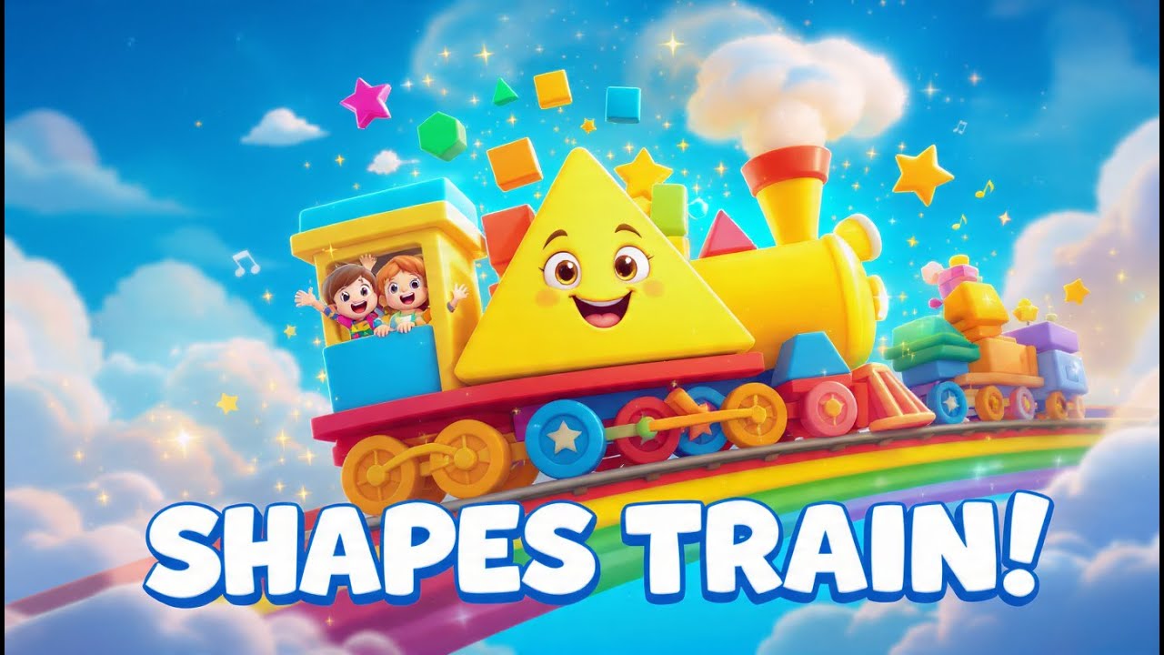 Learn Shapes Song for Kids — Sing & Dance  Circle, Square, Triangle| 4K