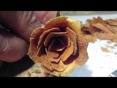 Video: Cómo Hacer Una Flor De Madera