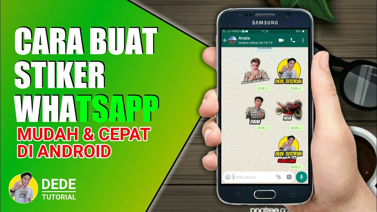 Cara Membuat Stiker  Whatsapp  Di Aplikasi  Wemoji YouTube