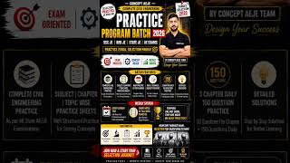 SSC JE 2026 Preparation Strategy | Daily 150 Questions Practice Program | Concept AEJE