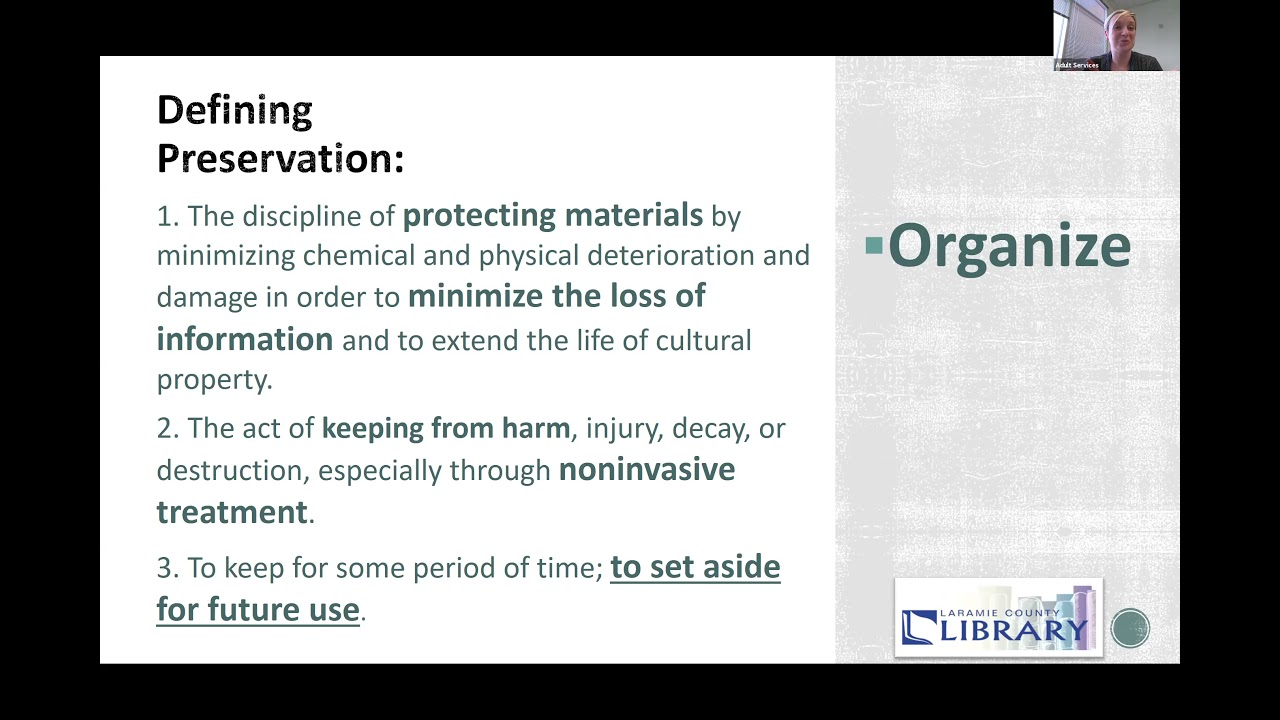 Preserving Your Family History