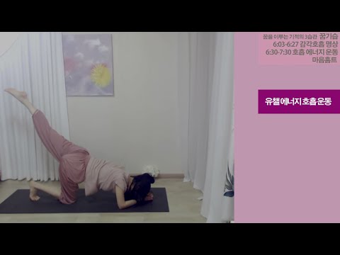 2021년 7월 21 수요일 꿈기습 호흡 명상 호흡 에너지 <strong>운동</strong> 마음홈트 <strong>임산부</strong> 호흡운동 유챌  천장관절 스트레칭
