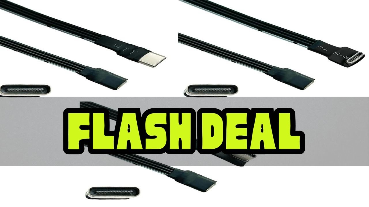 USB C Charging Cable ​90 Degree USB C Male to Female Cable ​Data Transfer 480Mbps Flat USB C Chargi