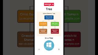 Tree in Active Directory #ad #tech #ai #activedirectory #dhcp #dns #fsmo #servers #issues #admin
