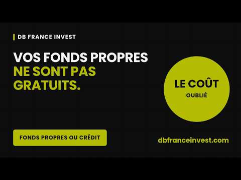 Fonds propres ou crédit : le coût que l'on ne calcule pas