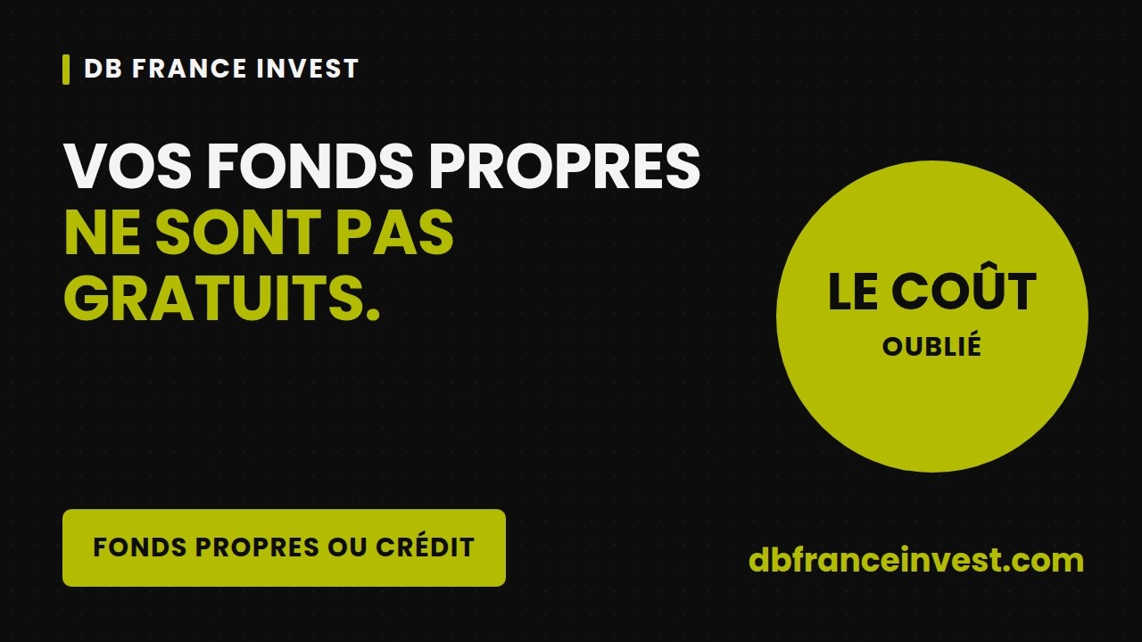 Fonds propres ou crédit : le coût que l'on ne calcule pas