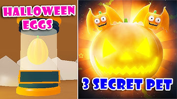 New BIG Update! HALLOWEEN World +New Egg & 3 Halloween SECRET Pet in Mining Clicker Simulator!Roblox