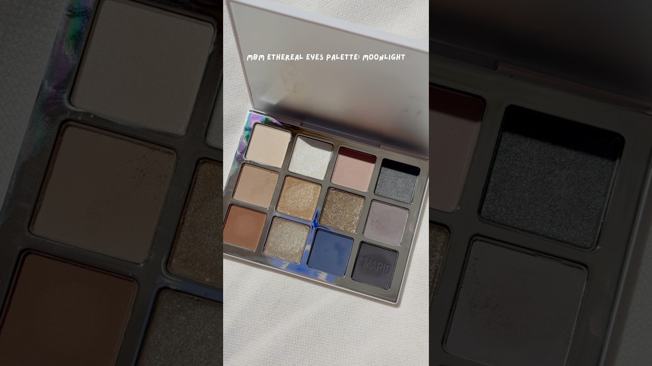 The prettiest cool toned eyeshadow palette 🩶🖤 