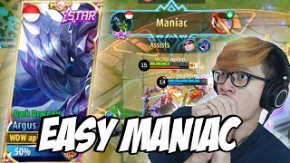 NEW SKIN ARGUS EPIC KESATRIA BAJAH HITAM - MOBILE LEGENDS INDONESIA