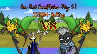 How Real GrandMasters Play 5 ! 2250+ Rating! - Stick War 3! screenshot 3