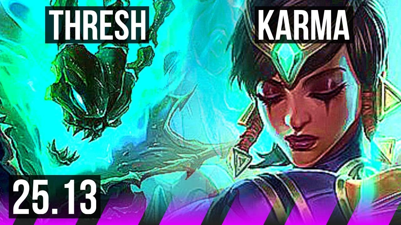 THRESH & Caitlyn vs KARMA & Jinx (SUP) | 5/2/13 | EUW Diamond | 25.13