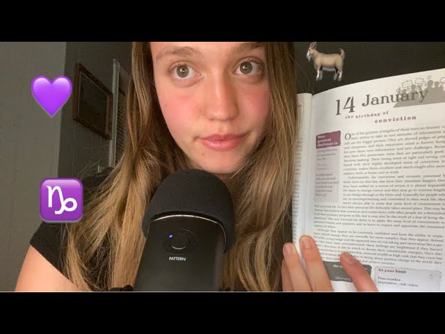 ASMR January 14 Birthday Astrology Reading