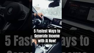 5 Fastest Ways to Generate Income with AI Now! #aipreneur #shorts