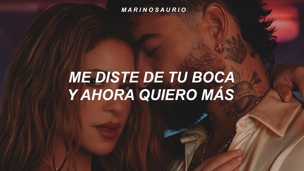 Maluma, Shakira - AGUA (Letra)