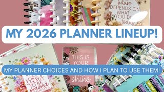 MY 2026 PLANNER LINEUP | NEW PLANNERS &amp; HOW I INTEND TO USE THEM | THE HAPPY PLANNER, KELLOFAPLAN