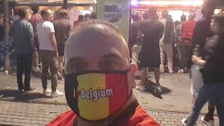 الشارع البلجيكي الان اثناء مباراة بلجيكا وايطاليا
