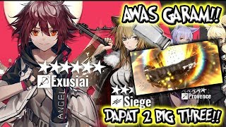GACHA ARKNIGHTS INDONESIA: Rate-Up Banner ☆6 Exusiai & Siege!!