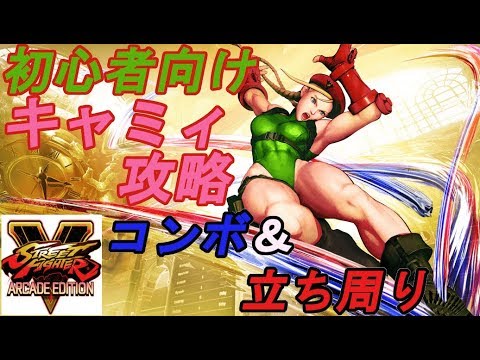 初心者講座 スト5キャラ別攻略 キャミィ編 コンボ 立ち回り 対人 ストリートファイター5攻略動画 Youtube