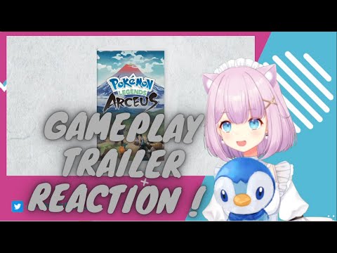 Vtuber gameplay Trailer Reaction for Pokemon Legends Arceus!