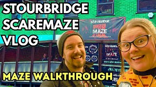 SCAREMAZE WALKTHROUGH | STOURBRIDGE SCARE MAZE VLOG 2025 #AD #GIFTED