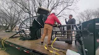 Transporting and Installing Spiral Staircase