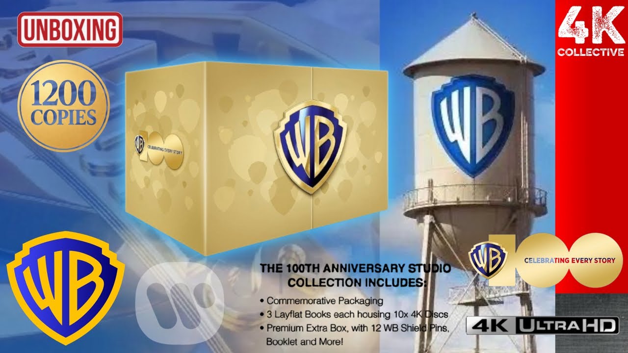 Warner Bros. 100th Anniversary Studio Collection 30 Film 4K Ultra HD Blu-Ray Limited Edition 