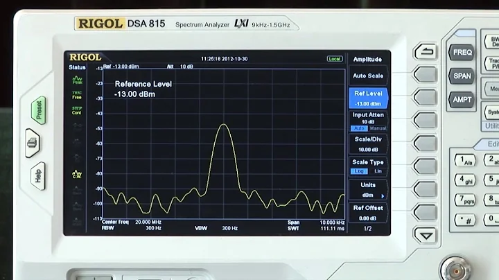 How to Measure Low Power Signals with a Spectrum Analyzer