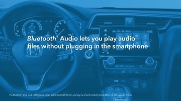 Honda Insight: How to Use Bluetooth® Audio: Display Audio Models
