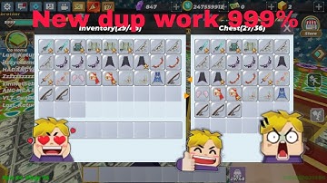 🤩NEW DUP WORK 999% || THE LASTEST DUPLICATION GLITCH IN BLOCKMAN GO SKYBLOCK V2.49.2