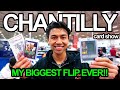My biggest sports card flip ever 3000 to 10000 on one card at chantilly card show