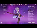 Keqing Physical Build with black sword showcase no food  [Genshin Impact AR51 World Level 7]