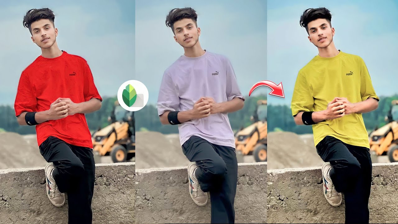 New Snapseed T shirt Colour Change Trick photo editing Snapseed