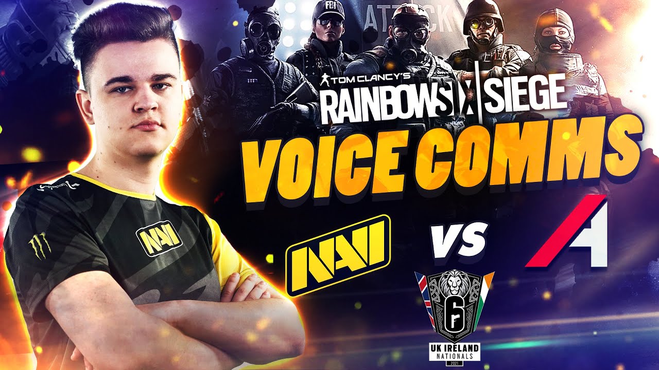 NAVI vs Audacity - Тимспик на UK Ireland Nationals S2 (Rainbow Six)