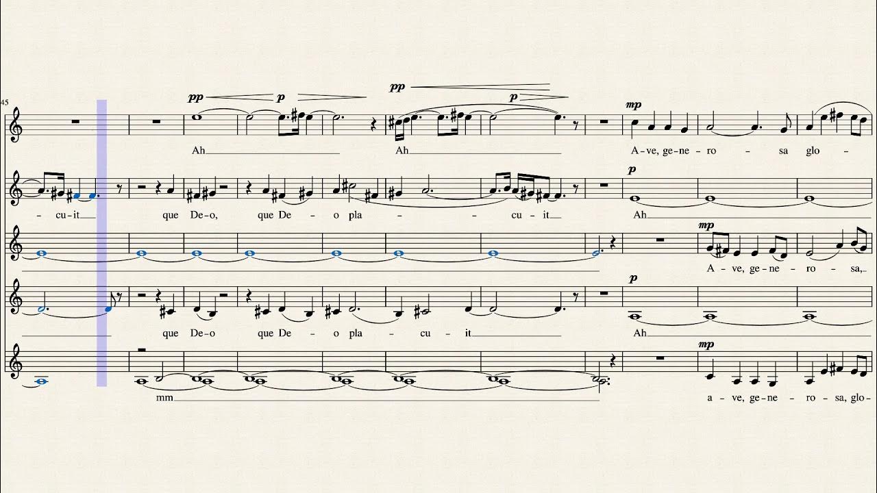 Ave Generosa - Ola Gjeilo - Soprano 1 Ave Generosa - Ola Gjeilo - Soprano 1