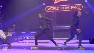 LES TWINS ft SALIF Performance at Red Bull Dance Your Style World Finals | Paris, France YAK FILMS by YAKbattles 936,266 views 4 years ago 3 minutes, 27 seconds