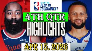 Los Angeles Clippers Vs Den State Warriors 4Th Qtr Apr 15.2026 Highlights Play-In Tournament