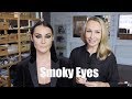 Макияж Smoky Eyes / Как сделать эффектные вытянутые коричневые смоки айс.