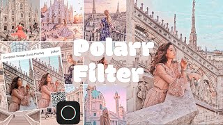 POLARR Filters for Edit ? POLARR codes tutorial - How to edit photos in iPhone