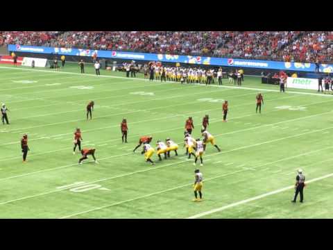 Hamilton at BC Lions Canadian Football